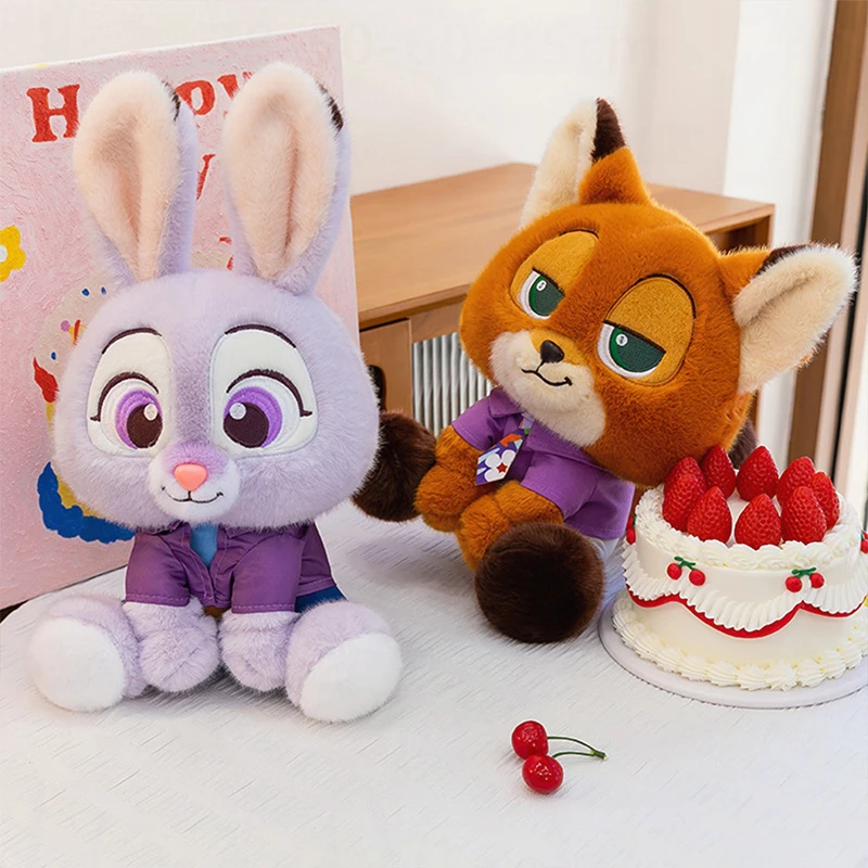 

60 см Disney Zootopia Джуди Кролик и Ник Лиса Плюшевые игрушки Мягкие куклы в сидяном стиле Мягкий детский подарок на день рождения и Рождество