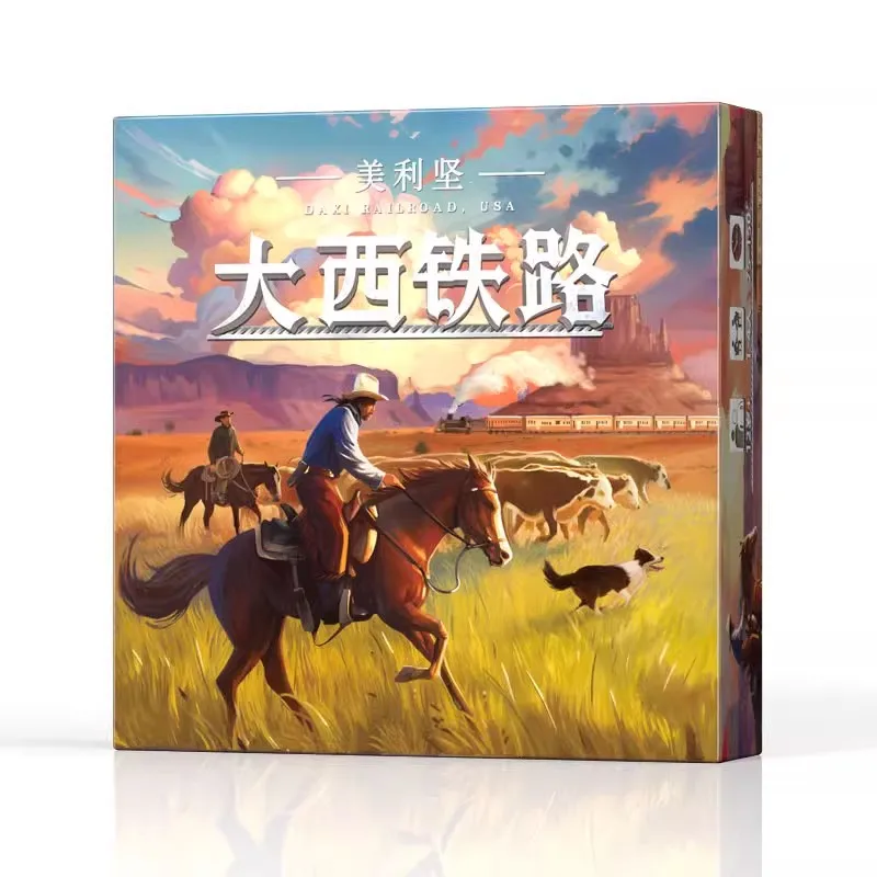 Geweldig Western Trail Bordspel 2-4 spelers Familie/Feest Grappig Tafelspel Vrienden Entertainment Strategiespel