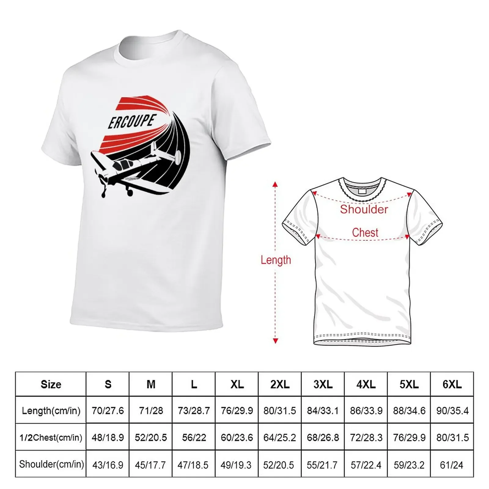 Ercoupe T-Shirt oversizeds summer clothes Aesthetic clothing vintage clothes mens workout shirts