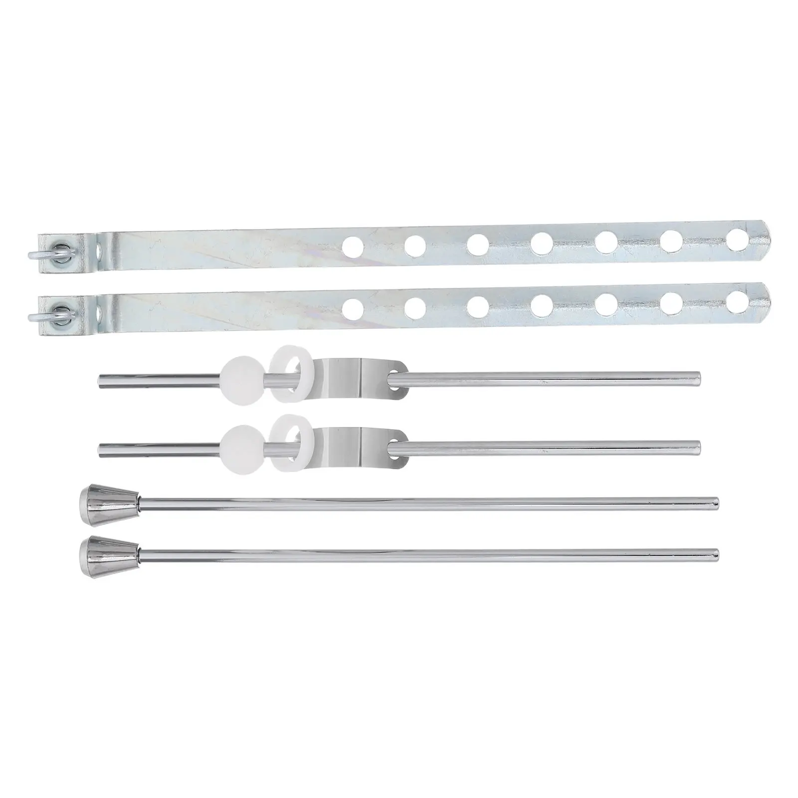 

2Sets Sink Drain Lift Rod Bathroom Replacement Pivot Rod Assembly Pop Up Drain Stopper Lever Kit Bathroom Sink Repair Parts