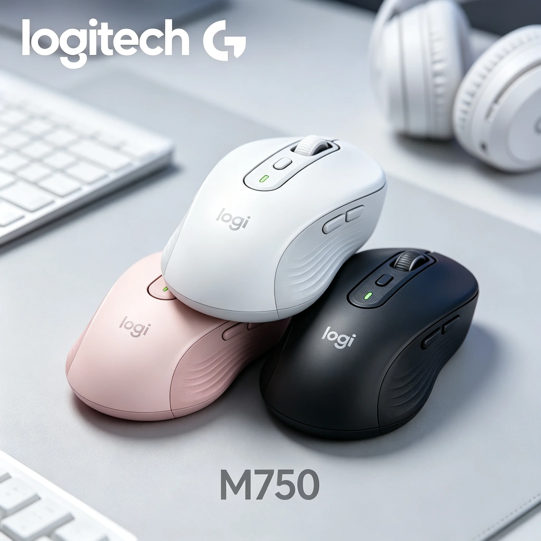 Logitech M750 Precise Cursor Wireless Mouse Excellent For CS Headshot Aiming And Accurate Contract Office Text Revision