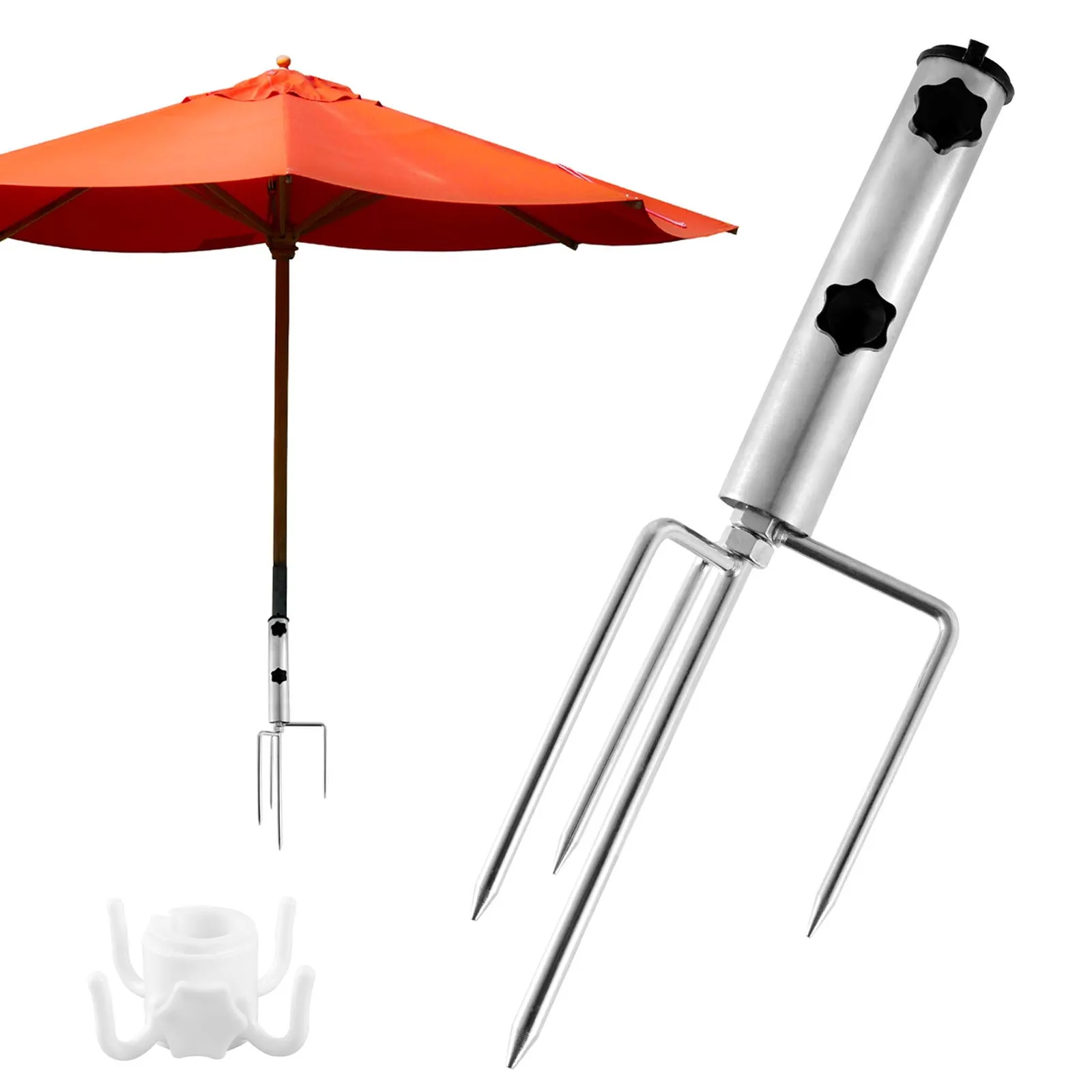 

1PCS Beach Umbrella Sand Anchor Iron Metal Outdoor Garden Sun Umbrella Camping Umbrella Base Beach Anchor Tent Accessories