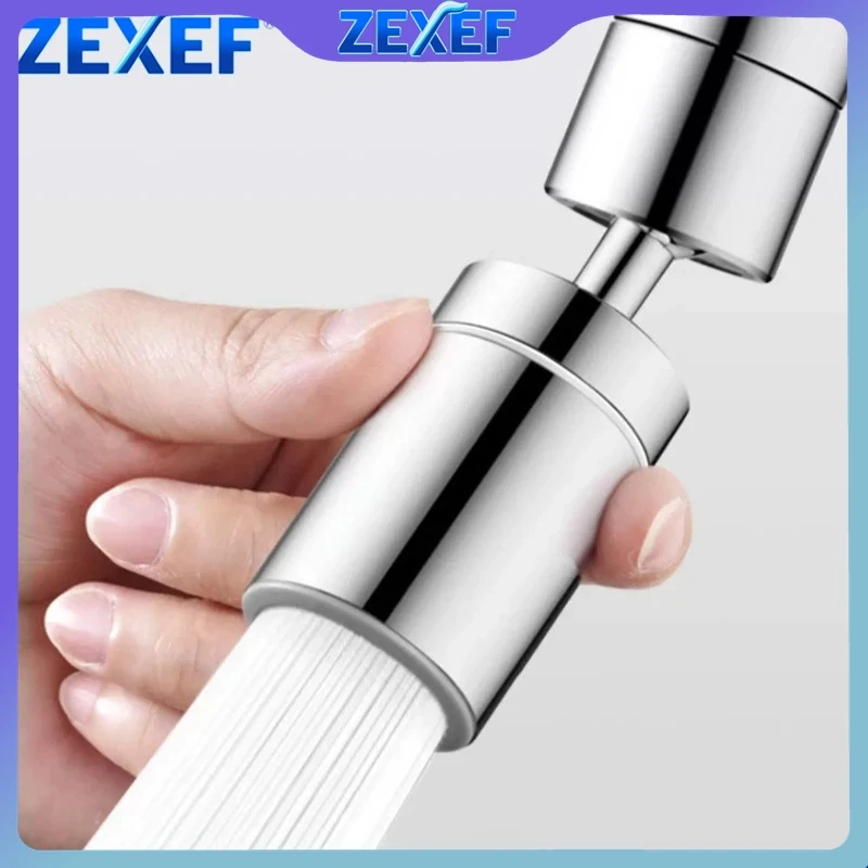

ZEXEF 720° Universal Rotation Faucet Extender Dual Mode Sprayer Head Kitchen Robot Arm Extension Taps Bathroom Swivel Faucet
