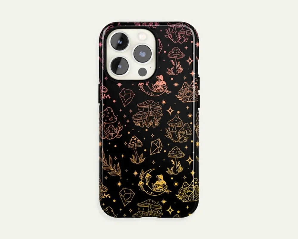 Witchy Celestial Phone Case For IPHONE 16 15PRO MAX 14 13 12 11 Acrylic TPU Two in one magnetic Phone Cases