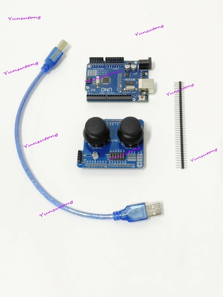 

Комплект управления кулисным приводом 4DOF PS2 для обучающего комплекта управления манипулятором Arduino DIY