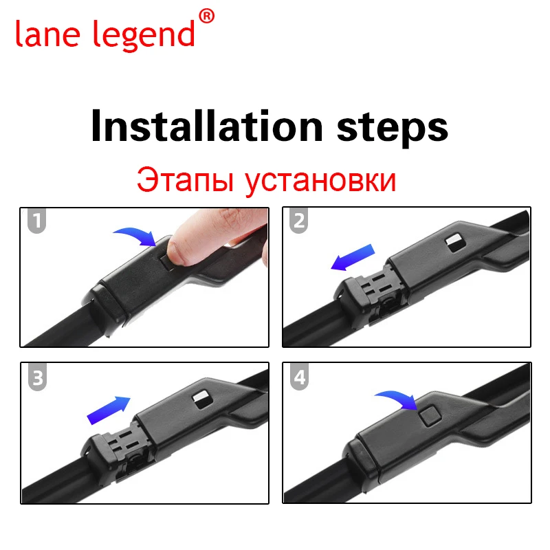 Lane Legend dla Citroen C3 MK3 2016 2017 2018 2019 2020 2021 2022 pióra wycieraczek przednich szczotki akcesoria do cięcia