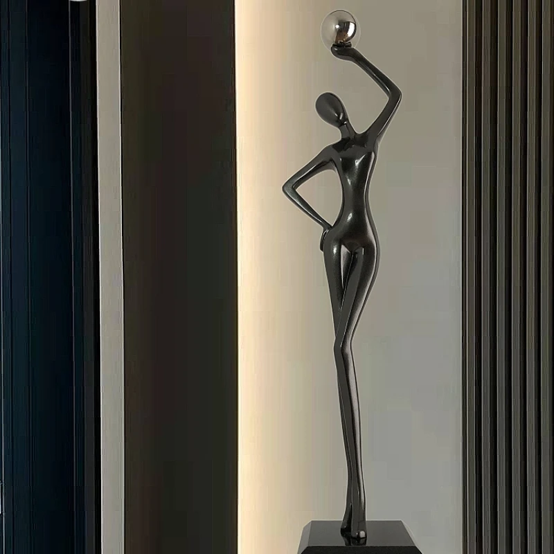 Abstract Character Art Sculpture Decorations, foyer wine cabinets, Italian minimalist decoration