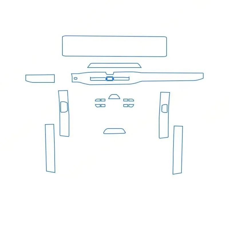 For Kia EV3 24-26 Models Dashboard Multimedia GPS Console Navigation Transparent Anti-Scratch Protection Film Modification
