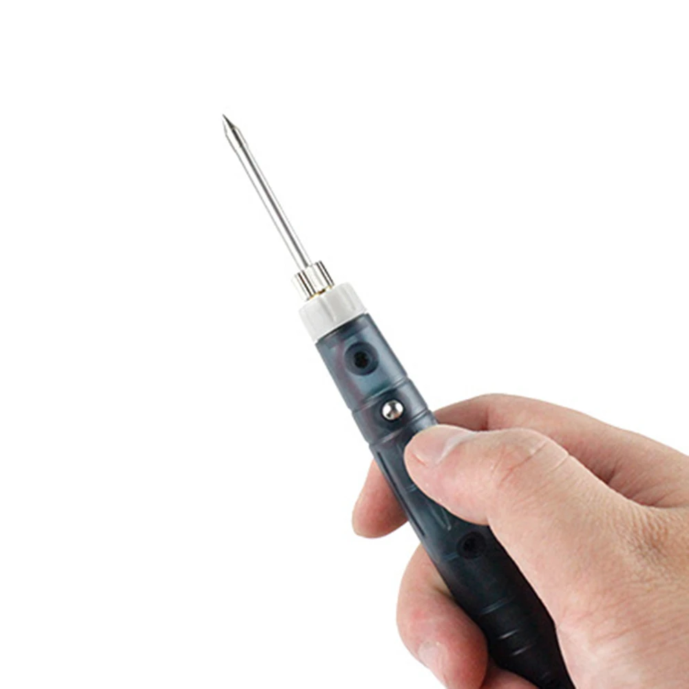 مكواة لحام كهربائية صغيرة متصلة بمنفذ USB 215x72x23 مللي متر للأجهزة الإلكترونية 5V8W مجموعة قلم لحام كهربائي