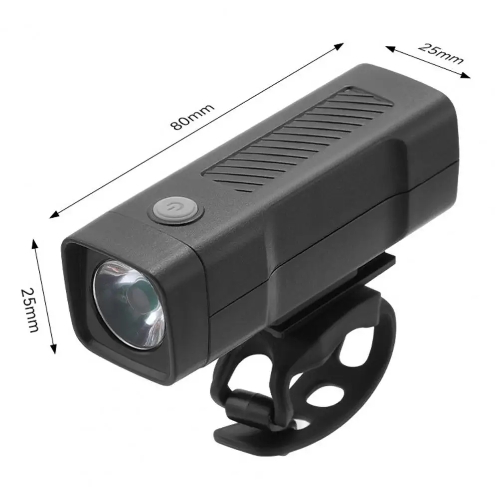 Bicycle Light 100LM 500mAh Bike Light Flashlight Aluminum Front Lamp 3 Modes Rechargeable MTB Road Cycling Highlight Accessories