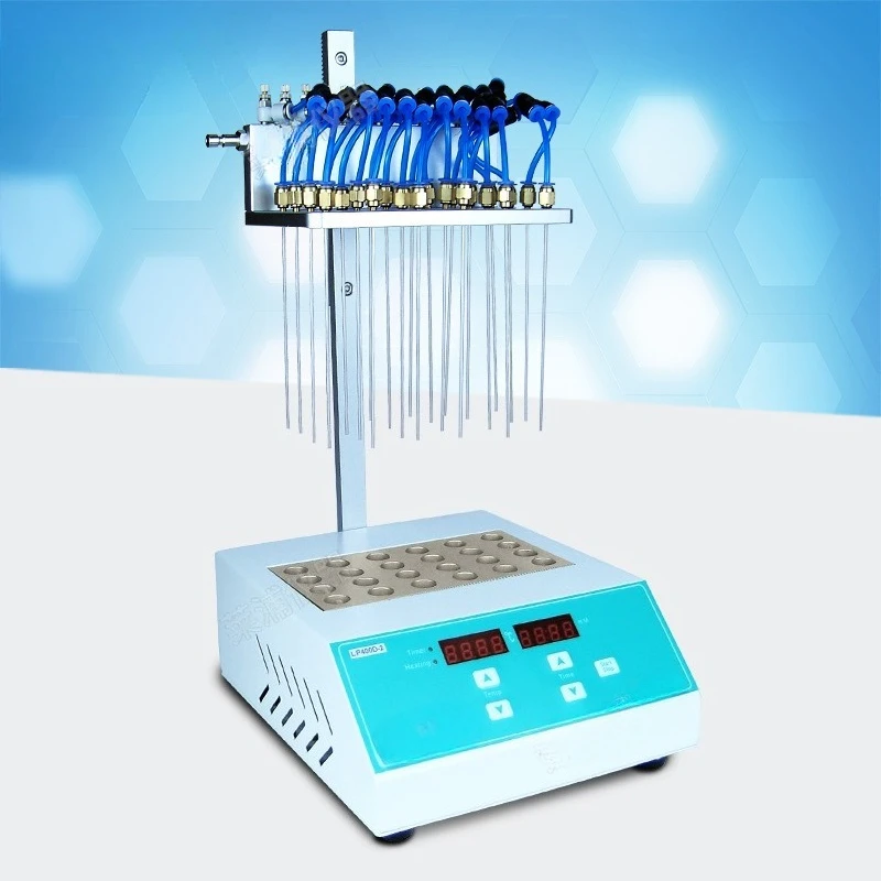 Circular water bath nitrogen dryer, scanner sample concentration