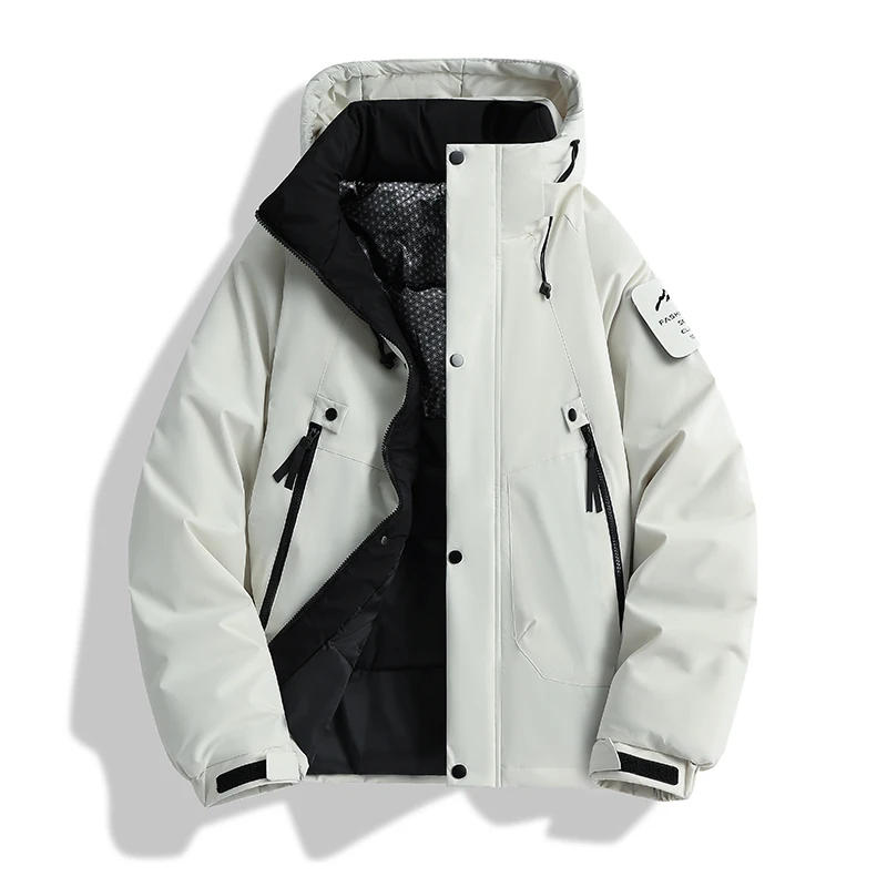 

Trendy High-quality Simple Casual Cotton Jacket for Men New Autumn and Winter New Men's Cotton Thickened Warm and Comfortable