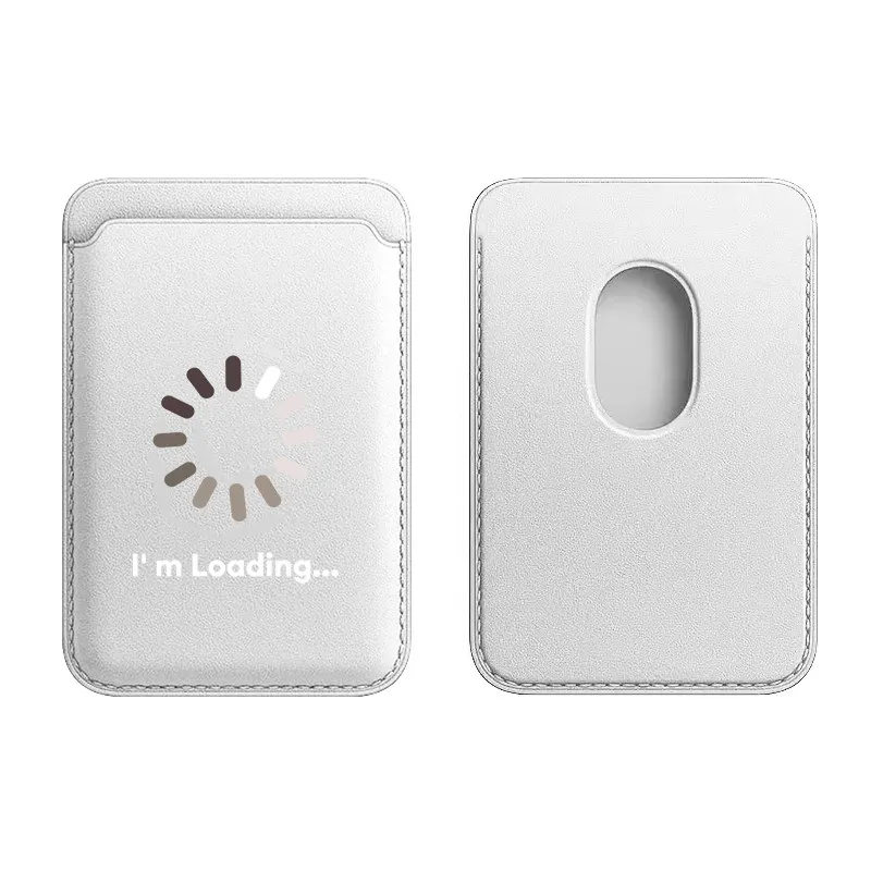 

For Wallet MagSafe For iPhone 17Pro Max Case For Samsung Galaxy S26 S25 Ultra Interesting Load Symbol Magnetic Card Case Cover