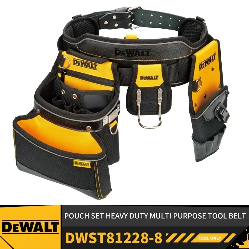 DEWALT DWST81228-8 Pouch Set Heavy Duty Multi Purpose Tool Belt Power Tool Accessories