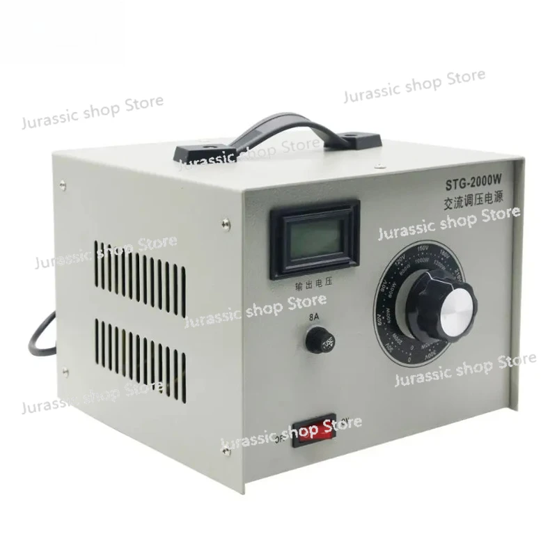 

STG-2000W Single Phase AC Autotransformer Voltage Regulator 0-300V Powerstat 2KW