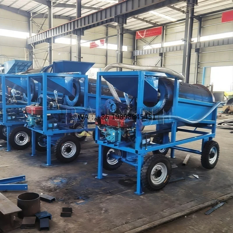 fertilizer particle powder composting drum screening Rotary screening