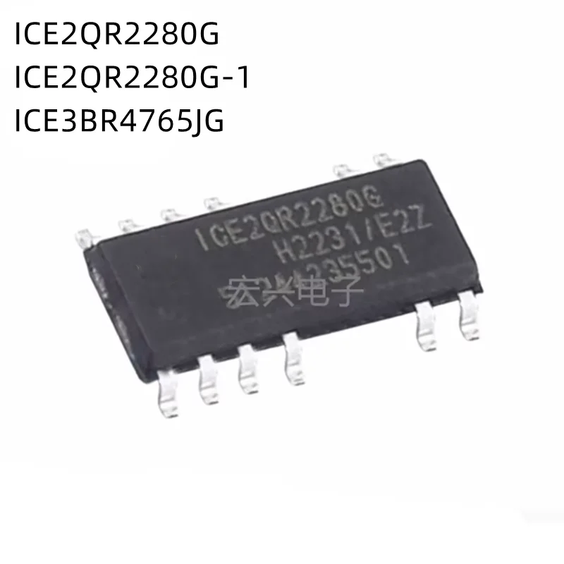

10Pcs/Lot ICE2QR2280 ICE2QR2280G ICE2QR2280G-1 ICE3BR4765JG SOP12 New Chip