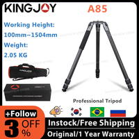 KINGJOY A85 1.5M New Design High-end Max Dia 35mm Professional Carbon Fiber Hunting Camera Tripod