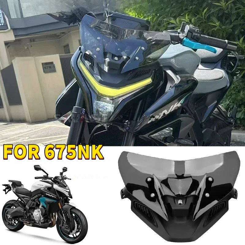 

For CFMOTO 675NK motorcycle front windshield protective cover wind protection device deflector cover modification accessories