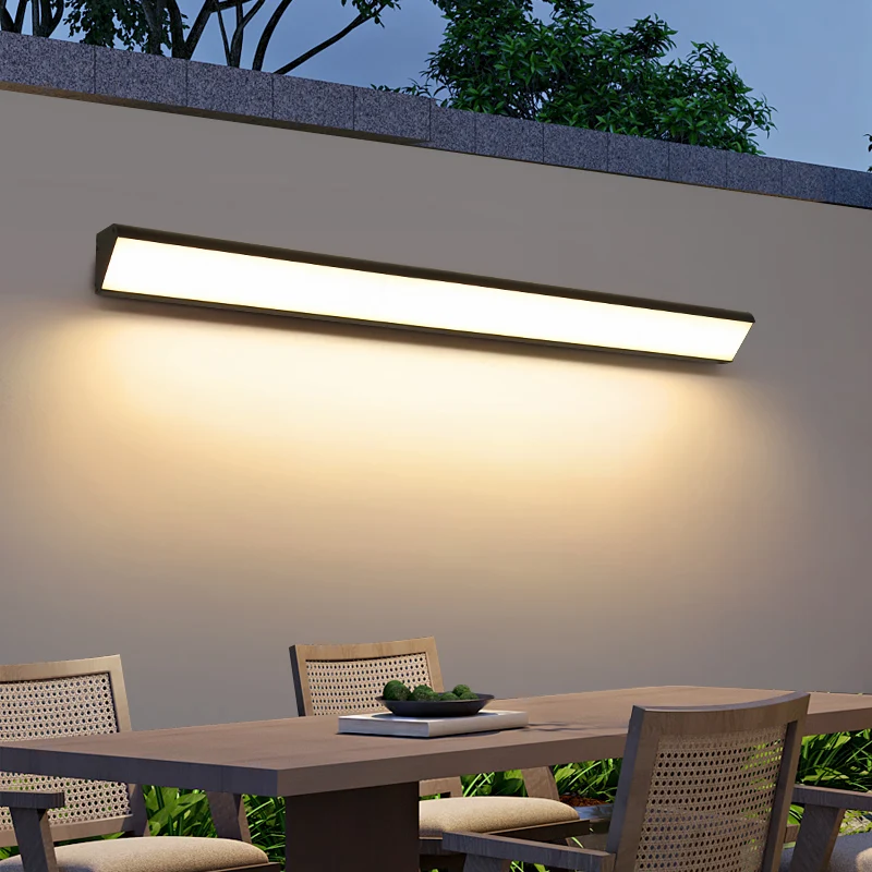 

Solar simple door head light outdoor aisle garage balconyhorizontal strip wall