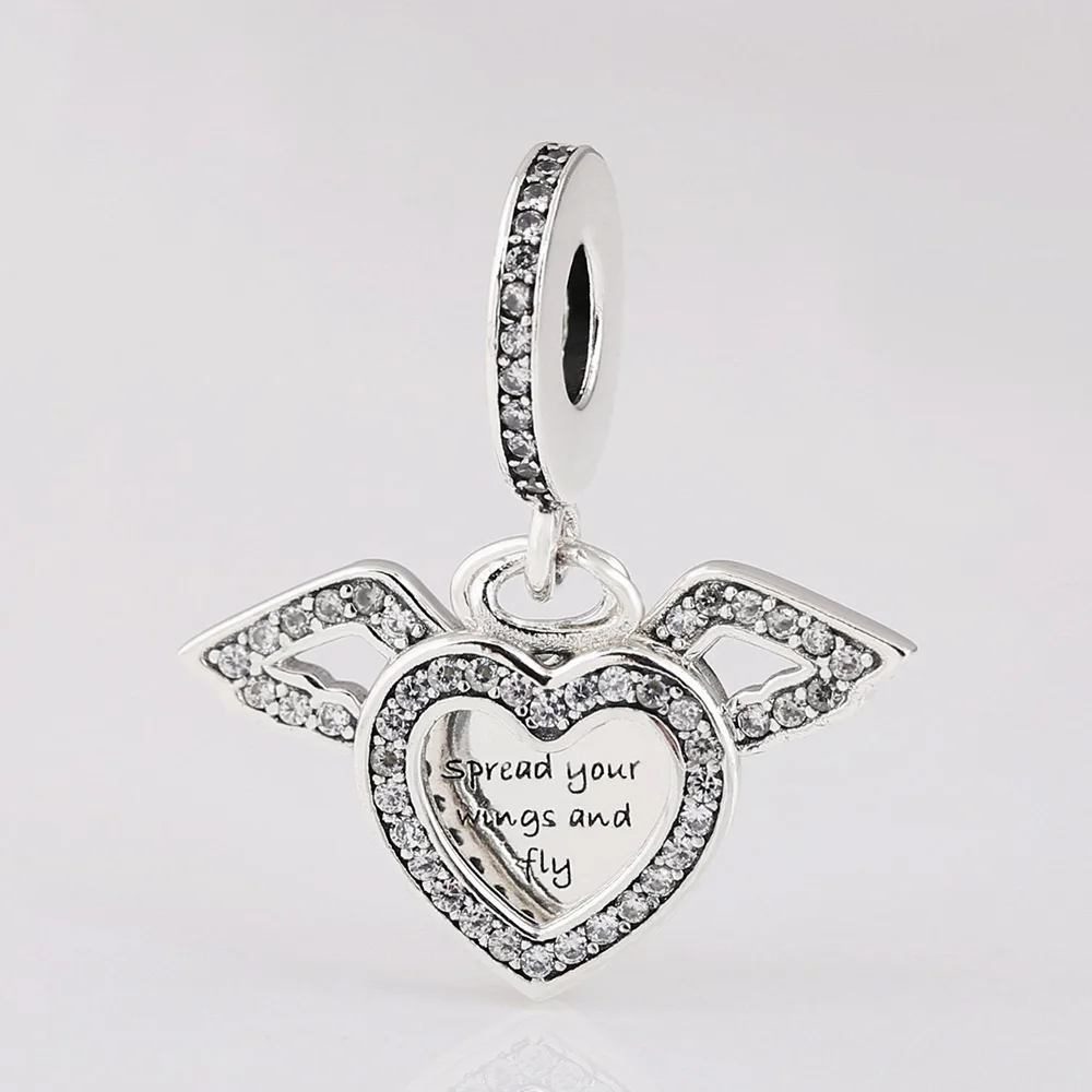 

Стерлингового серебра 925 пробы, бусина, медведь, лиса, кролик, сова, белка, крыло ангела, висячие подвески для модных женщин, браслет, подарок, ювелирные изделия своими руками