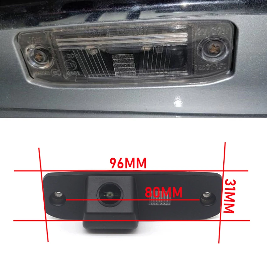 Kamera cofania CCD HD rybie oko do Hyundai Tucson JM 2004 2005 2007 2008 2009 akcesoria do monitora kamera cofania samochodowego