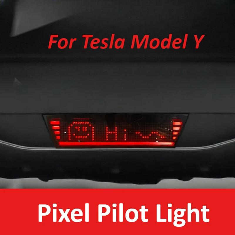 

For Tesla Model Y Led Pilot Light Rear Bumper Lights DRL with Dynamic Turn Signal Driving Brake Lamp Daytime Running Lights