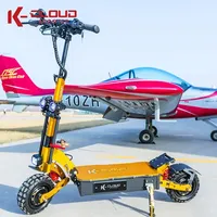 EU 2025 K6 6000W dual motor electric scooter 60V 38.4AH maximum speed 95km/h 11 inch off-road tire hydraulic shock absorber scoo