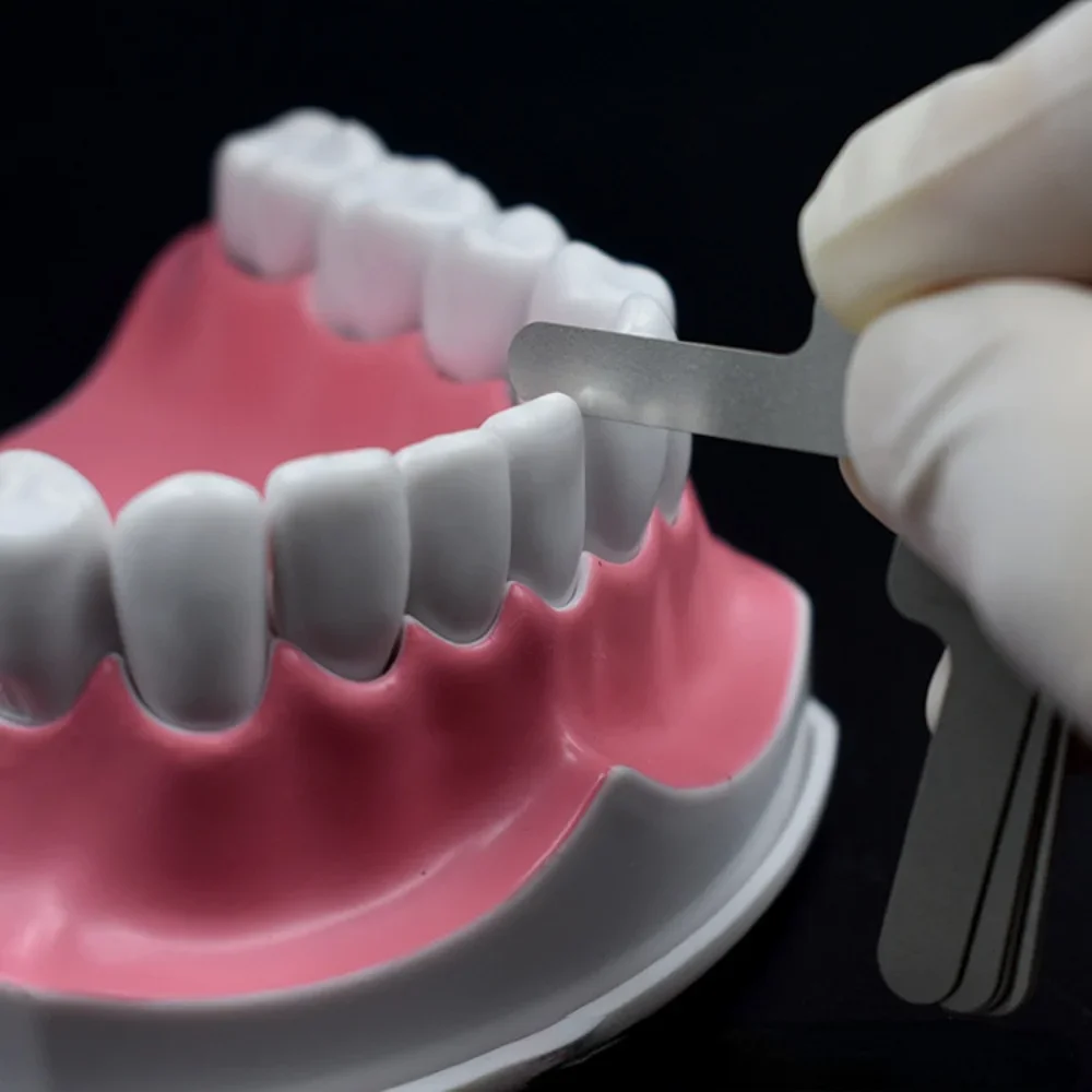 Règle de jauge de réduction intermulticolore dentaire, mesure de l'écart des dents, système IPR alternatif, outil de laboratoire orthodontique en acier inoxydable, nouveau