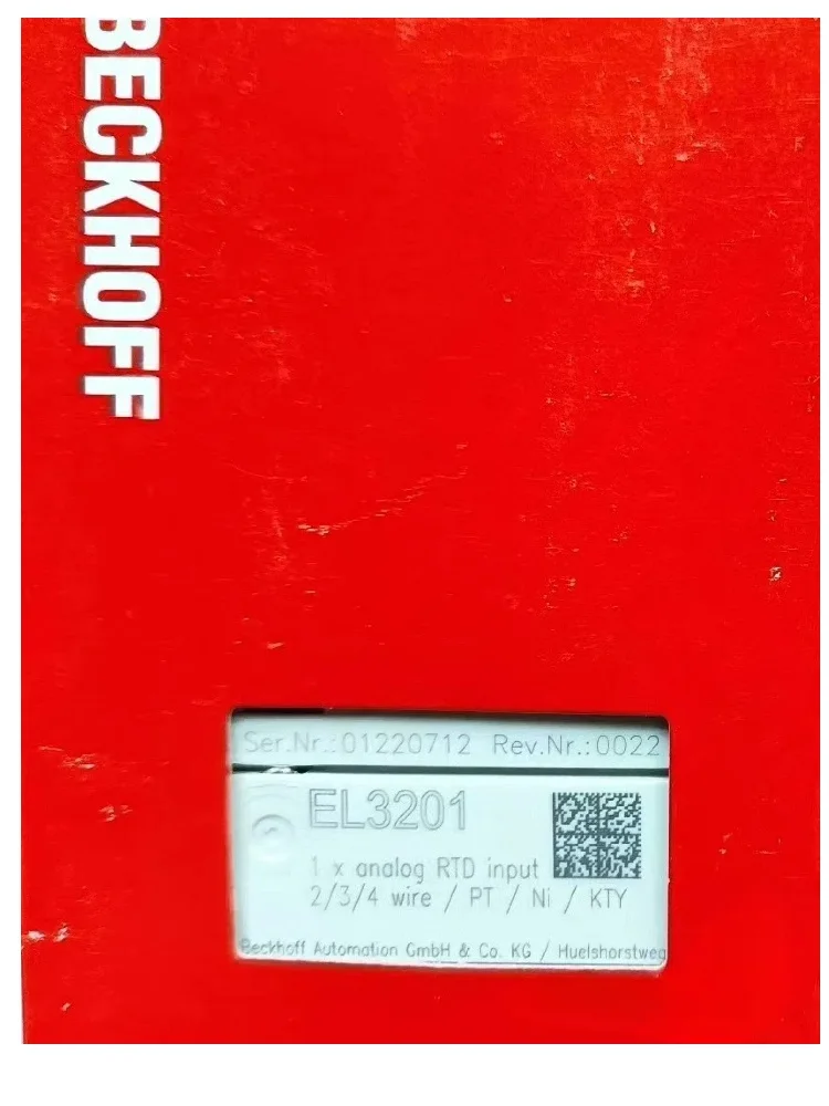 BECKHOFF Original EL3202 EL3104  EL3024 EL4032 EL4034 EL6632 EL4004 EL3102 EL3122 EL1819 EL4014 EL4102 EL3201 EL3602 EL6910-000