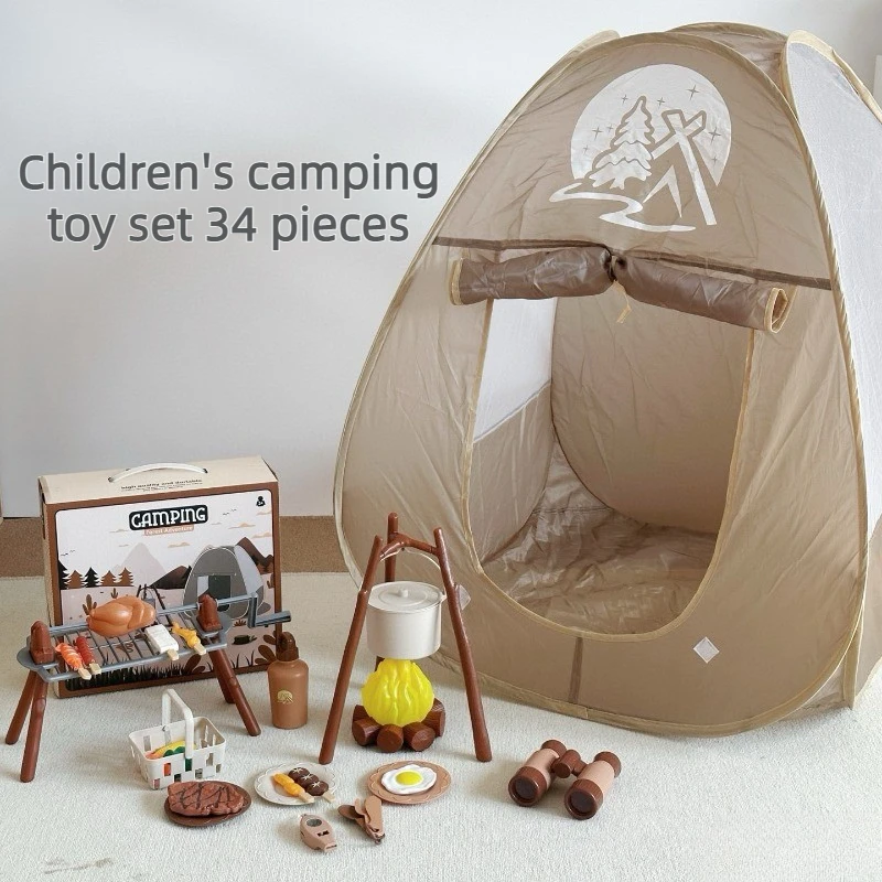 ensemble-de-jouets-de-simulation-pour-enfants-tentes-de-camping-d'exterieur-vaisselle-de-pique-nique-grilles-de-barbecue-jouets-alimentaires-–-cadeau-pour-garcons-et-filles