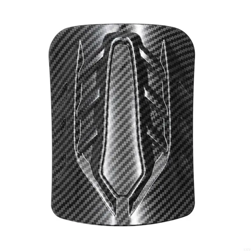 Motorcycle Cover Trim Panel with Carbon Pattern, NMAX155 2020-2024 Fitment, Single Accent Part for Fuel Cover X37F