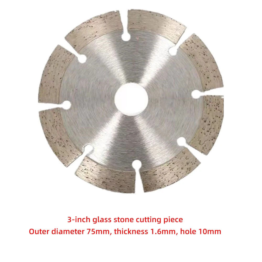 Imagem -02 - Grinding Disc Conjunto para Rebarbadora Rebolo Pequena Fatia Disco de Corte Pneumático 75*1.2*10 75 mm Pcs