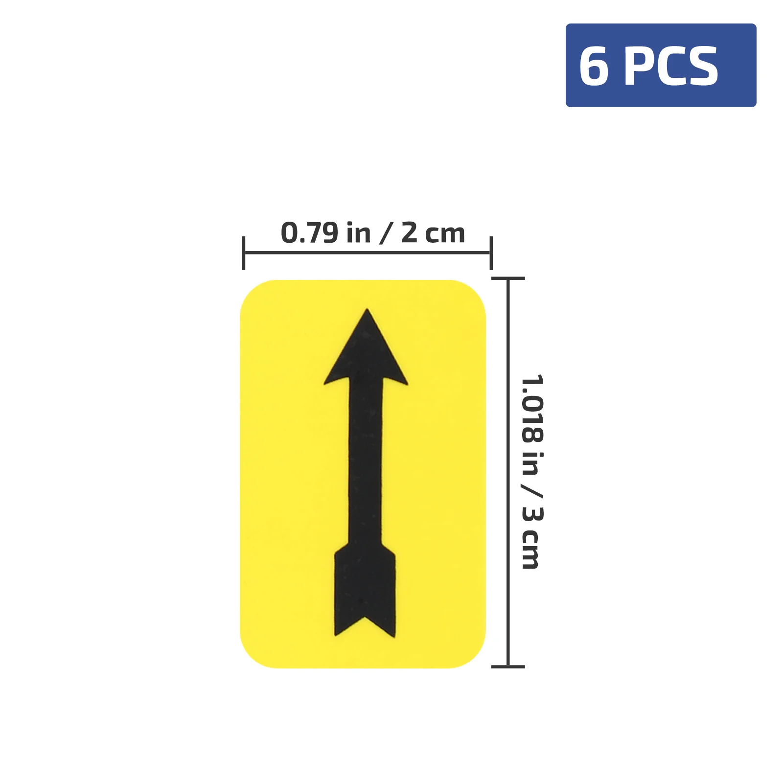 Autocollant de flèche de Direction, 10 pièces, autocollant d'avertissement de sécurité à forte adhérence pour indicateur de flèche de bureau, autocollant de circulation