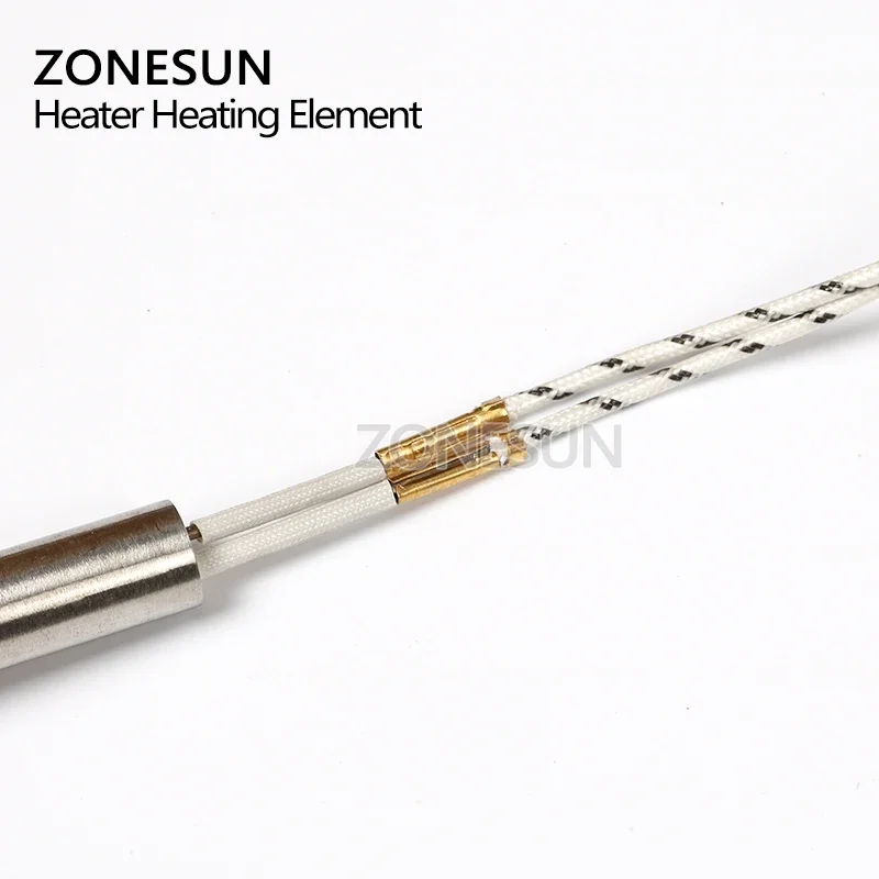 ZONESUN-Wired Heating Element Mold, Geração de Eletricidade, 30mm Comprimento, 6.8.10.12mm Diâmetro, 5Pcs, AC 220V