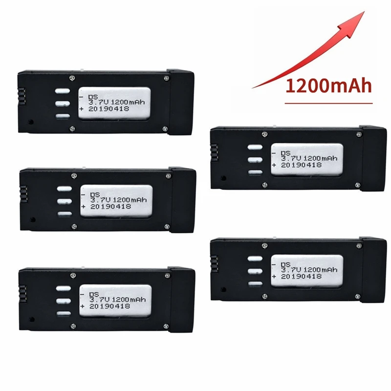 1-10PCS Upgraded Power 3.7V 1200mAh Lipo Battery For E58 S168 JY019 RC Quadcopter Spare Parts 3.7v Drones Battery