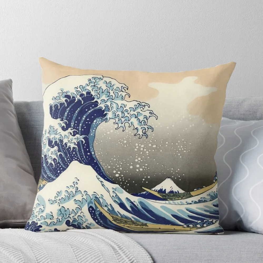 

Katsushika Hokusai, The Great Wave off Kanagawa, 1831, Japanese painting Throw Pillow Sitting Cushion