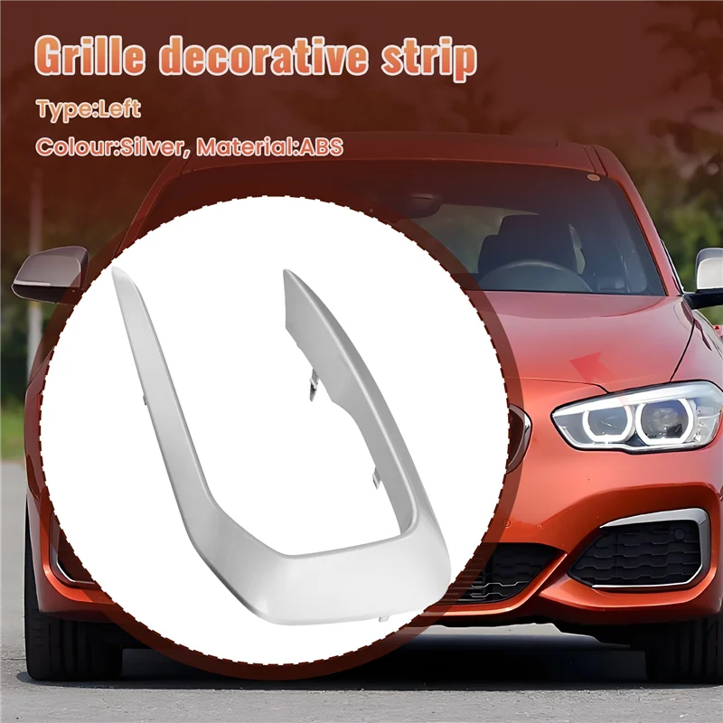 

Front Bumper Fog Lamp Frame Trim For BMW F20 F21 2014-2015 Front Bumper Grills With Trim