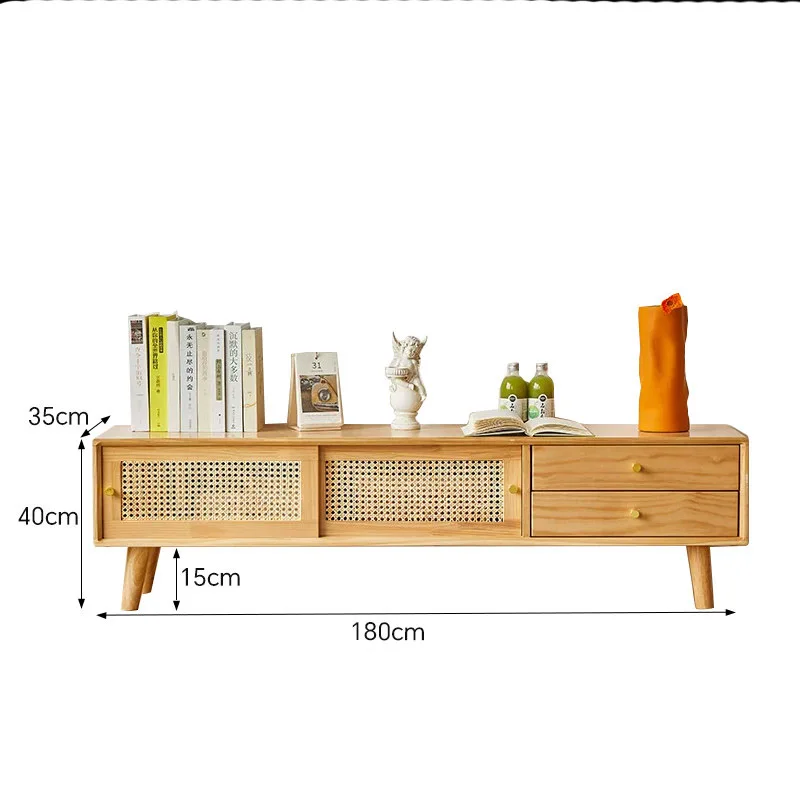 Hotel Multifunctional TV Stand Scratch Resistant Nordic Media Console Movable Space Saving Meuble TV Home Furniture