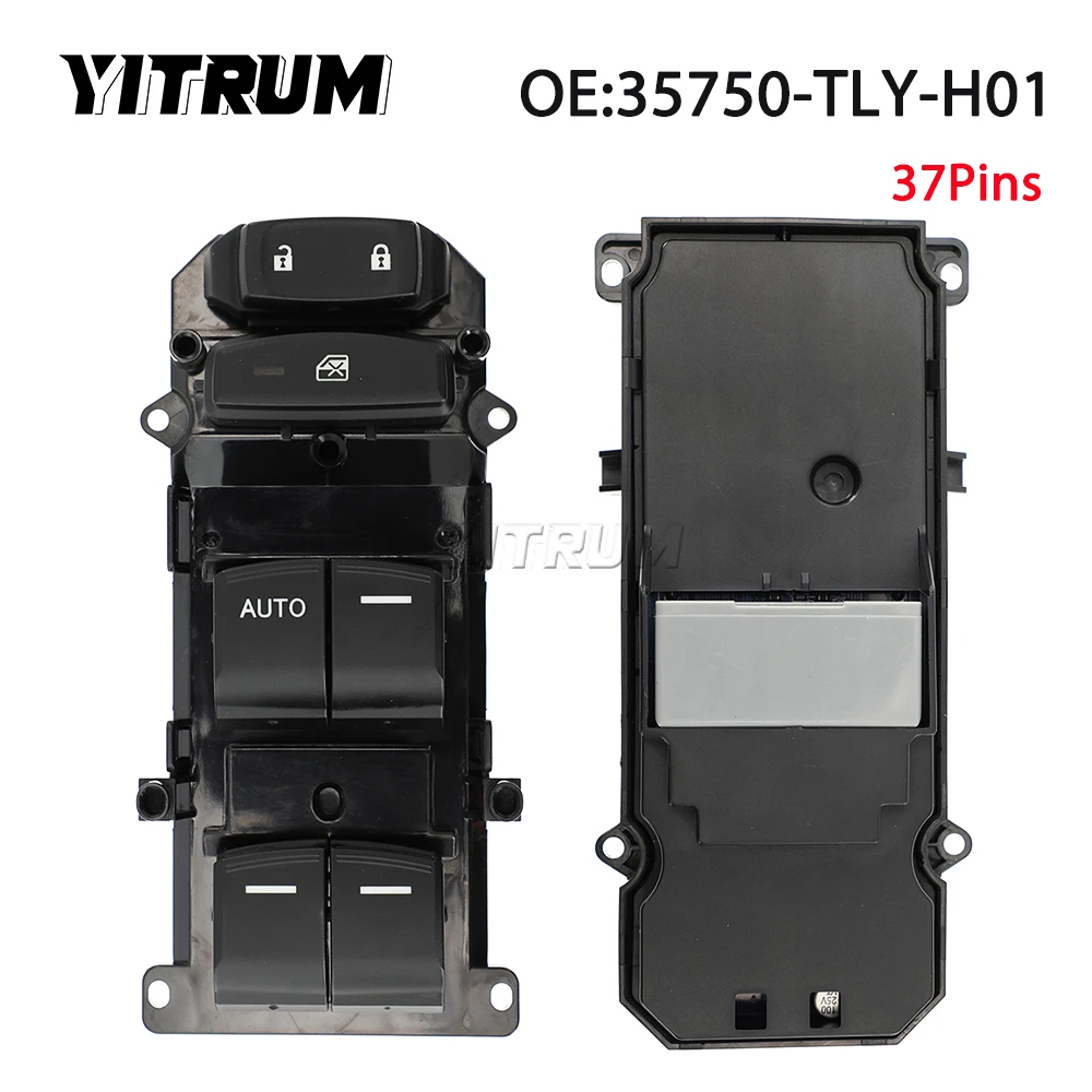 

YITRUM 35750-TLY-H01 35750TLYH01 35750-TEA-H01 Power Window Switch for Honda Civic Crv CR-V Breeze 2017 2018 2019 2020