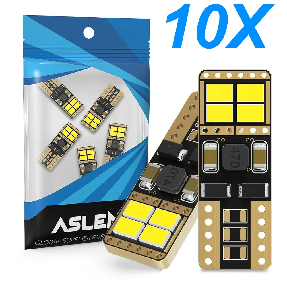 10x 12V 24V 194 168 T10 W5W LED Bulb 3020SMD DRL Auto Sidemarker Parking Width Interior Dome Light Reading Lamp White 6000K