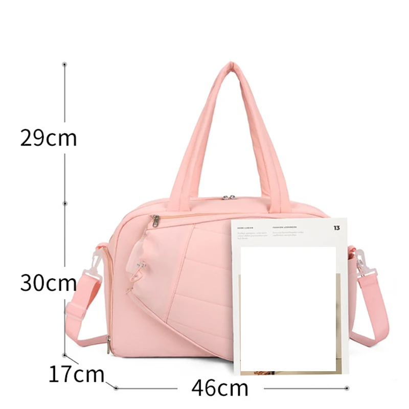 tennis handbag hand-held badminton bag soft fabric sports fitness bag waterproof badminton tennis racket bag Pick ball handbag
