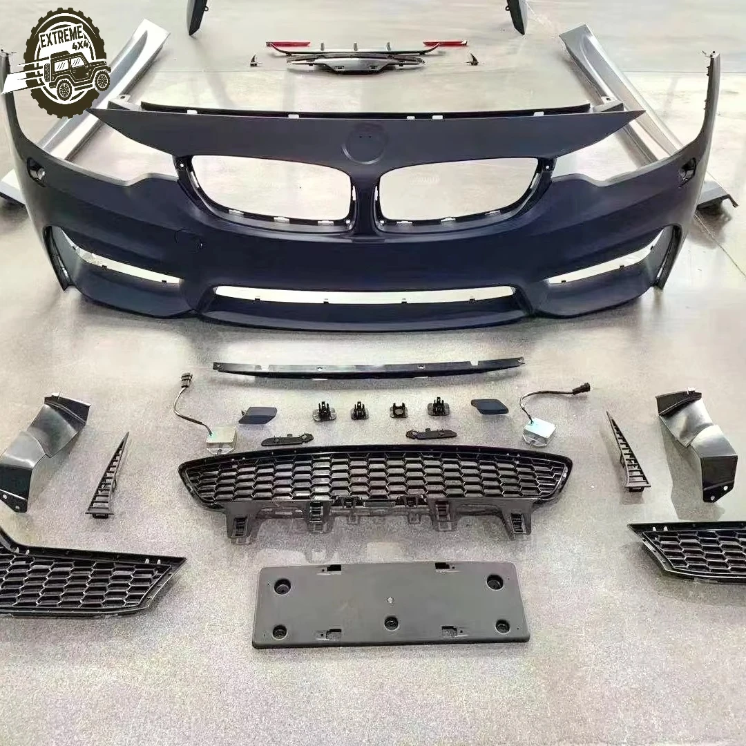 

F32 F33 F36 Upgraded to an M4 Body Kit Bumper Grille for bmw 4 Series 2011-2017