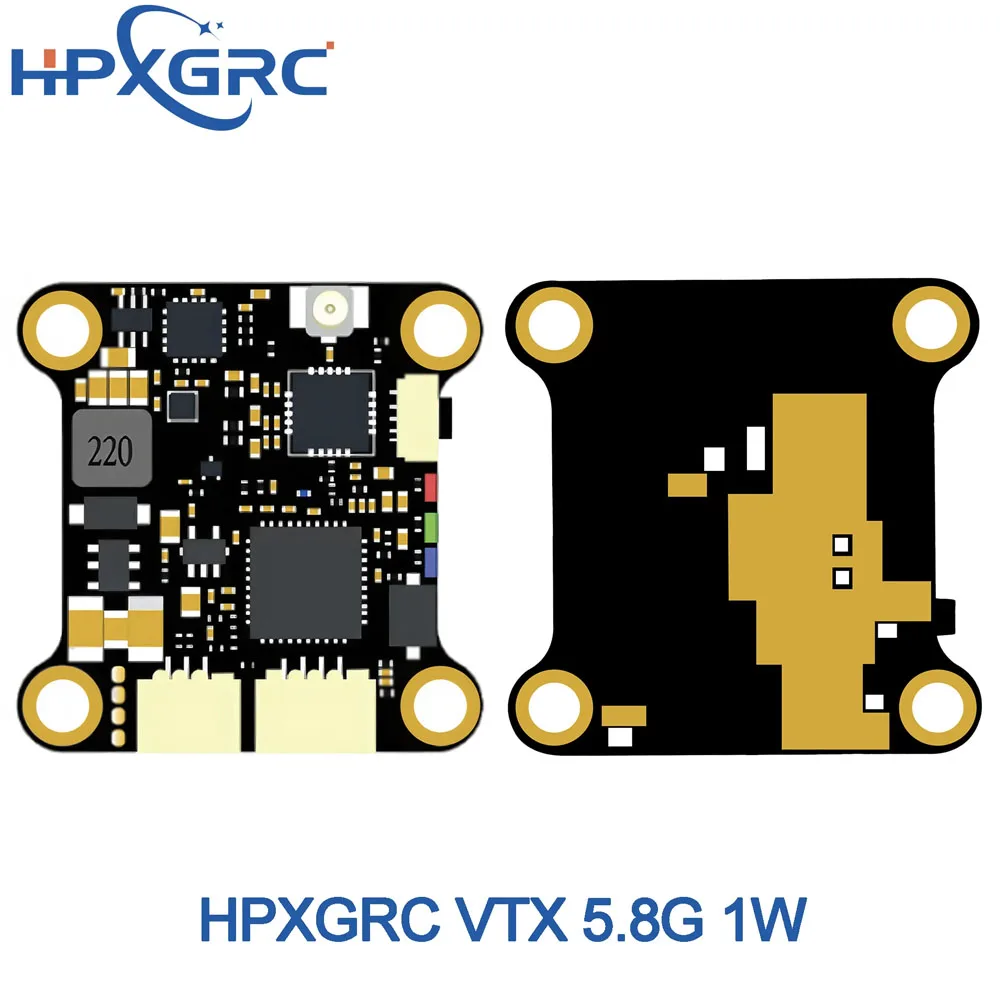 HPXGRC 5.8G 1W Segnale stabile VTX a 64 bit con forte potere di penetrazione per droni RC FPV