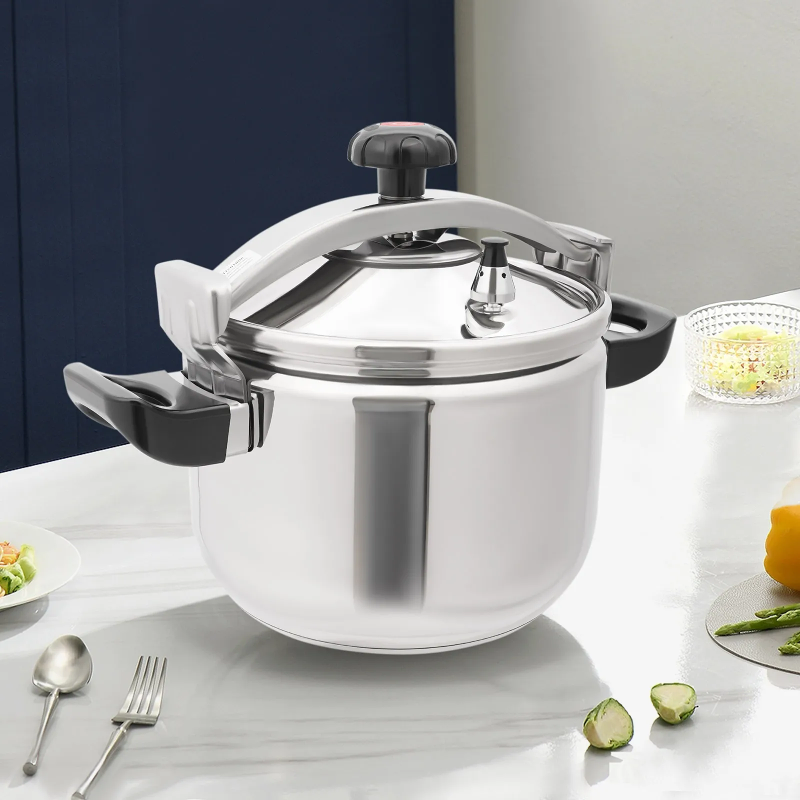 

Stainless Steel Pressure Cooker, Pressure Stewing Pot, 22L/11L/9L/26L, 60Kpa Kigh Pressure, with Practical Handles