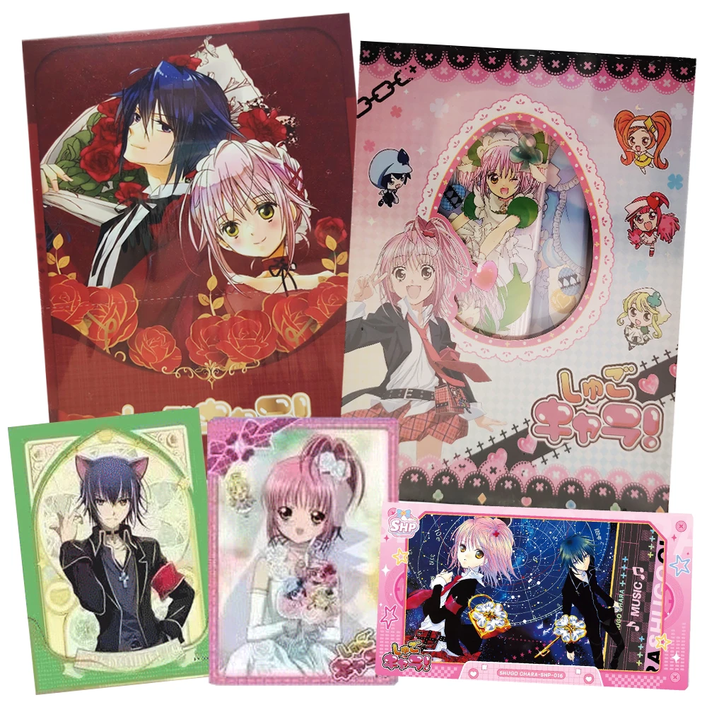 Shugo Chara Peripheral Collection Cards Popular Anime Magical Characters Exclusive Design Transparent Cards Festival Gifts Toys