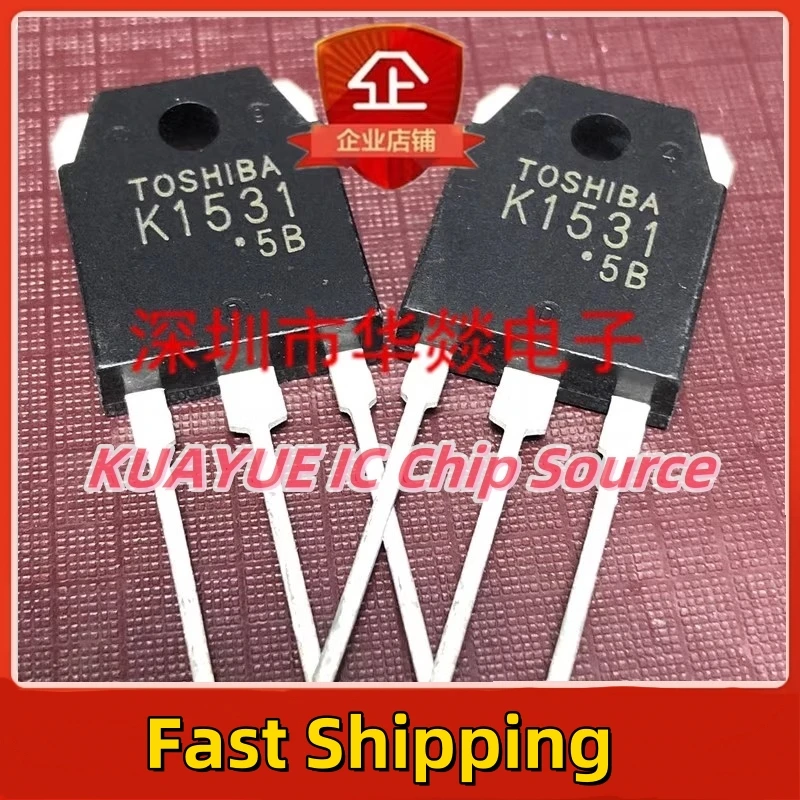 10PCS-30PCS  K1531  2SK1531   TO-3P  500V  15A   Quality Fast Shipping  In Stock