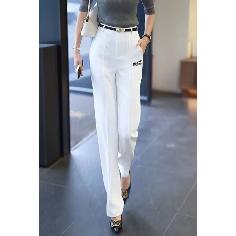 Spring golf women's pants new South Korean golf pants fashion pencil pants luxury casual straight pants ladies golf wear - Image 3