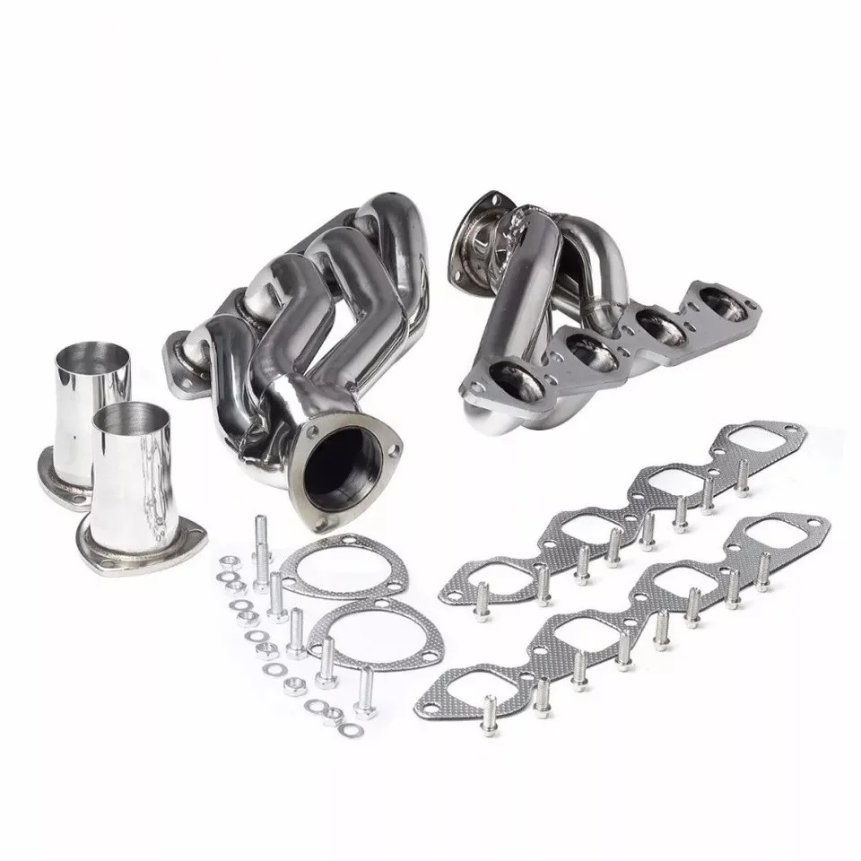 MT001033 Stainless Steel Shorty Headers hugger kit for Chevy GMC Big Block V8 396 402 427 454 502 BBC V8 6.6L7.4L