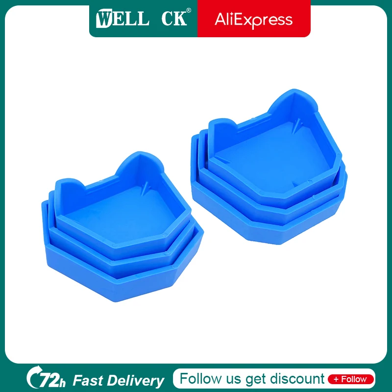 WELL CK 3 Size(Large/Medium/Small) Dental Lab Laboratory Tools Plaster Model Base Former Molds Tray Dentist Tool